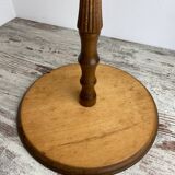 Wooden pedestal table