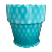 Vintage opaline opaline vase cache-pot