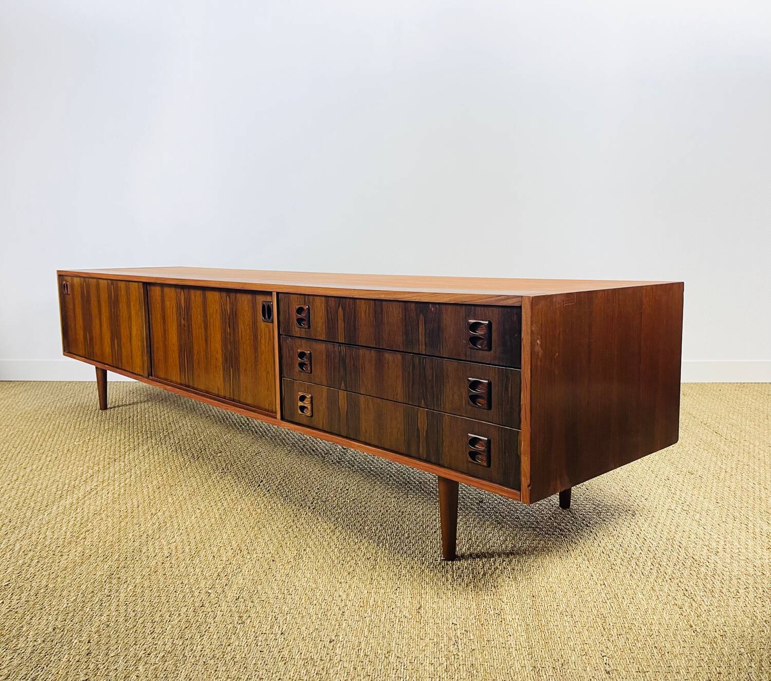 Scandinavian rosewood sideboard