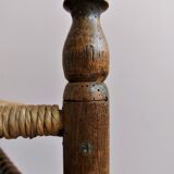 Chaise triangulaire hollandaise Bobbin Turners, années 1900.