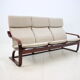 1980s Bentwood Three Seater Sofa, Ton Czechoslovakia