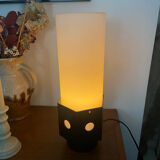 Glass and plastic lamp 70s