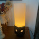 Lampe en verre et plastique années 70