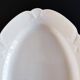 White porcelain oval dish around 1900 38 x 26 cm