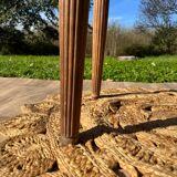 Art Deco oval oak table