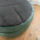 Pouf skaï vintage