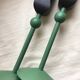 Scandinavian Wooden Tulip Candle Holders - Vintage 90s