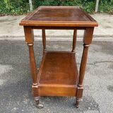 Vintage serving trolley dessert bar cart on wheels with wooden drawer m