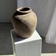 Borneo vase in brown terracotta (1) H35 D23