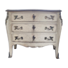 Old-fashioned painted chest of drawers - eighteenth-century patina