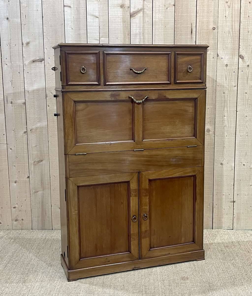 1930s mahogany boat cabin toilet furniture