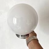 Art Deco opaline ball ceiling light