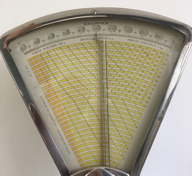 1957 berkel single-shelf scale