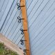 Antique wall coat rack