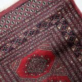 Antique Uzbek Bukhara handmade rug 92 cm x 162 cm 1930s - 1C1234