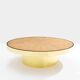 Bamboo and brass marquetry coffee table circa 1980