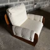 Ensemble canapé, fauteuil vintage 1970