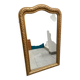 Large gilded patinated trumeau mirror