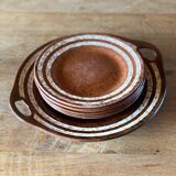 Dessert plates Mary de Sarreguemines