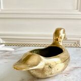 Empty solid brass duck pocket