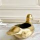 Empty solid brass duck pocket