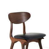 Set of 4 AWA chairs 'Weert' - full restored dutch design