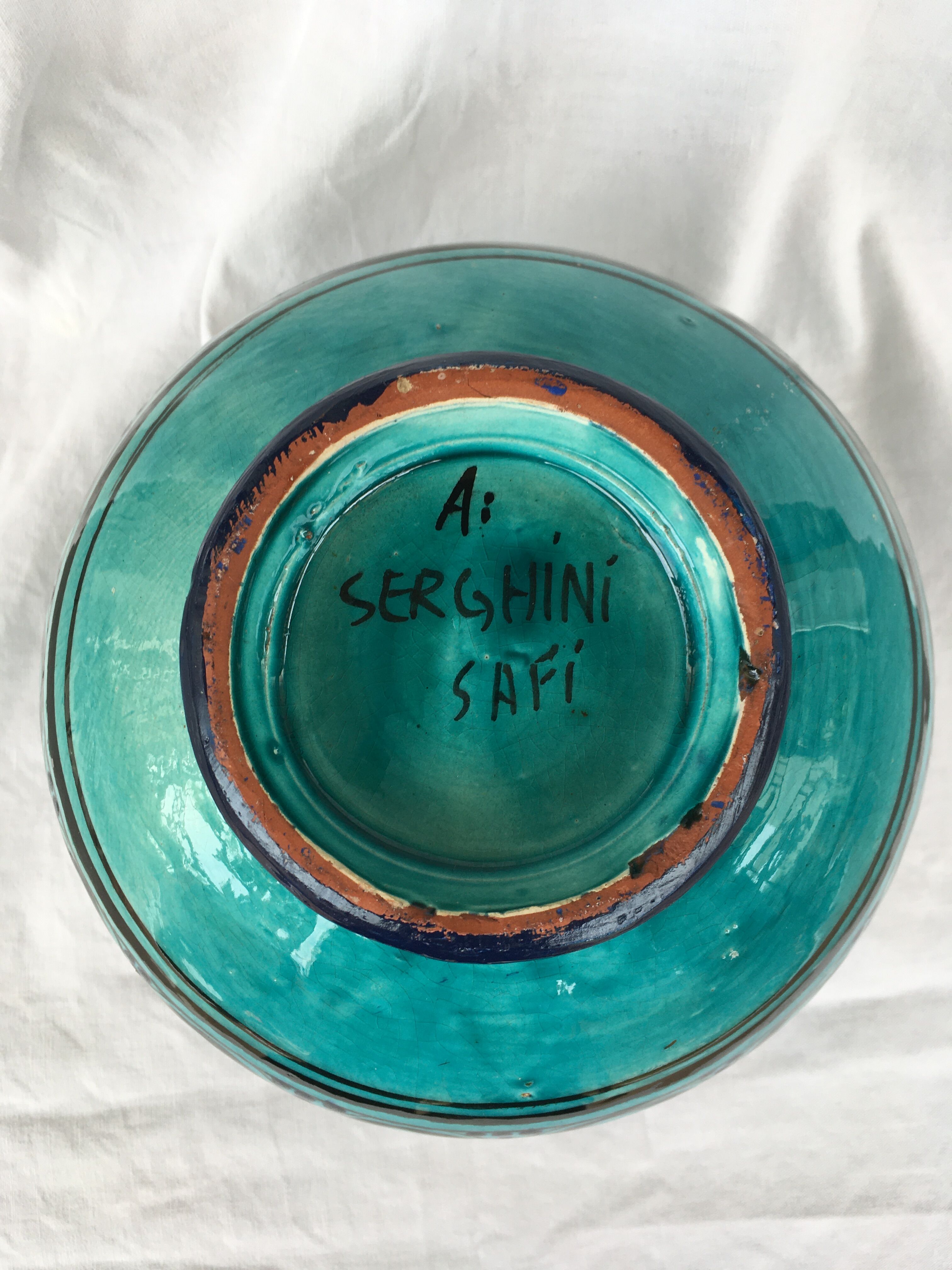 Moroccan ceramic vase