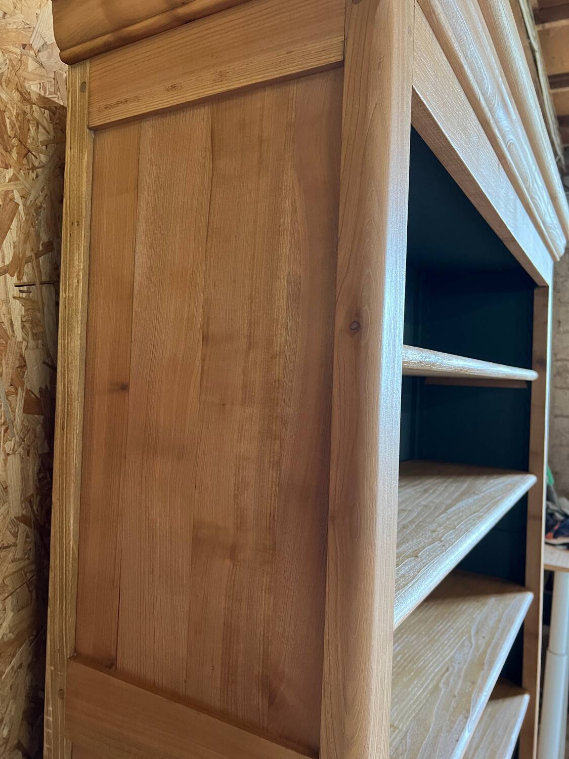 Cherry wood bookcase