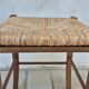 Tabouret paillé Français vintage