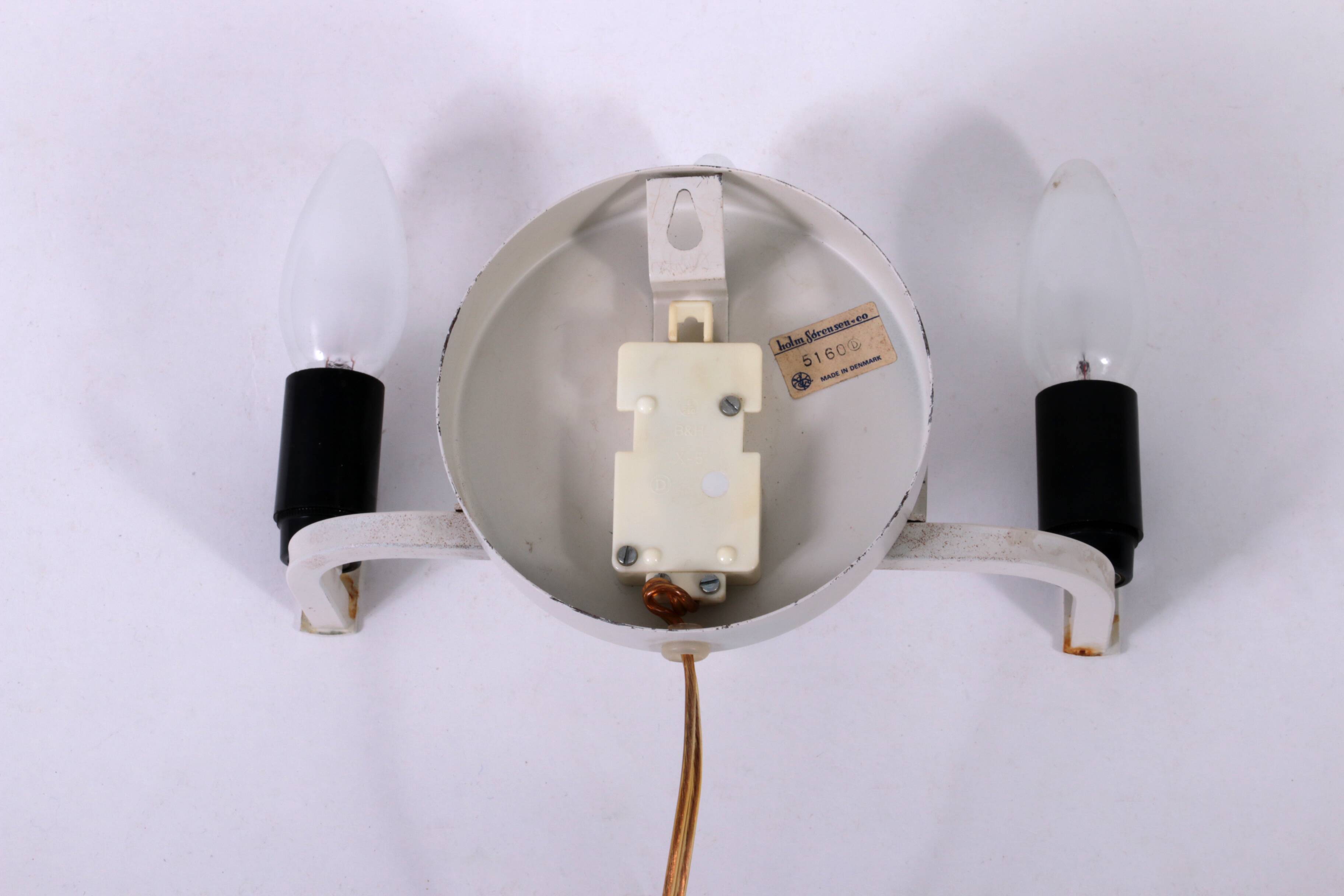 Danish Copper Walllamp from Svend Aage Holm Sorensen 1960