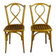 2 chaises gyf, bistrot assises bois, 1935