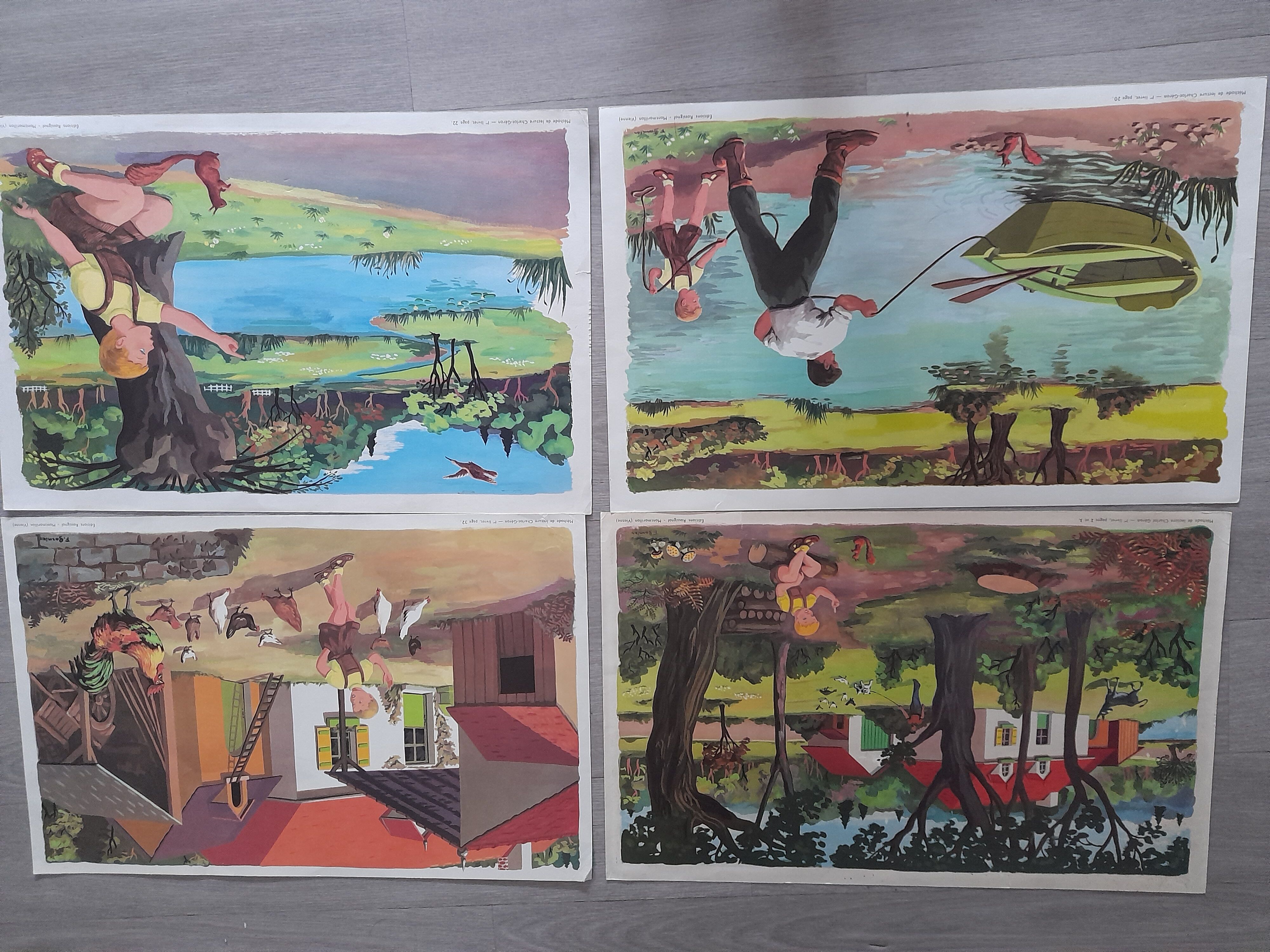 Rossignol frame set and 12 posters