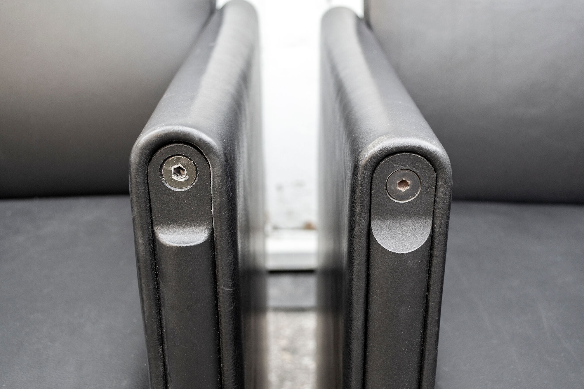 4 leather chairs model Giulietta by Afra and Tobia Scarpa for Meritalia italia 1988