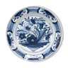 Assiette bleue et blanche de Delft 18ème siècle
