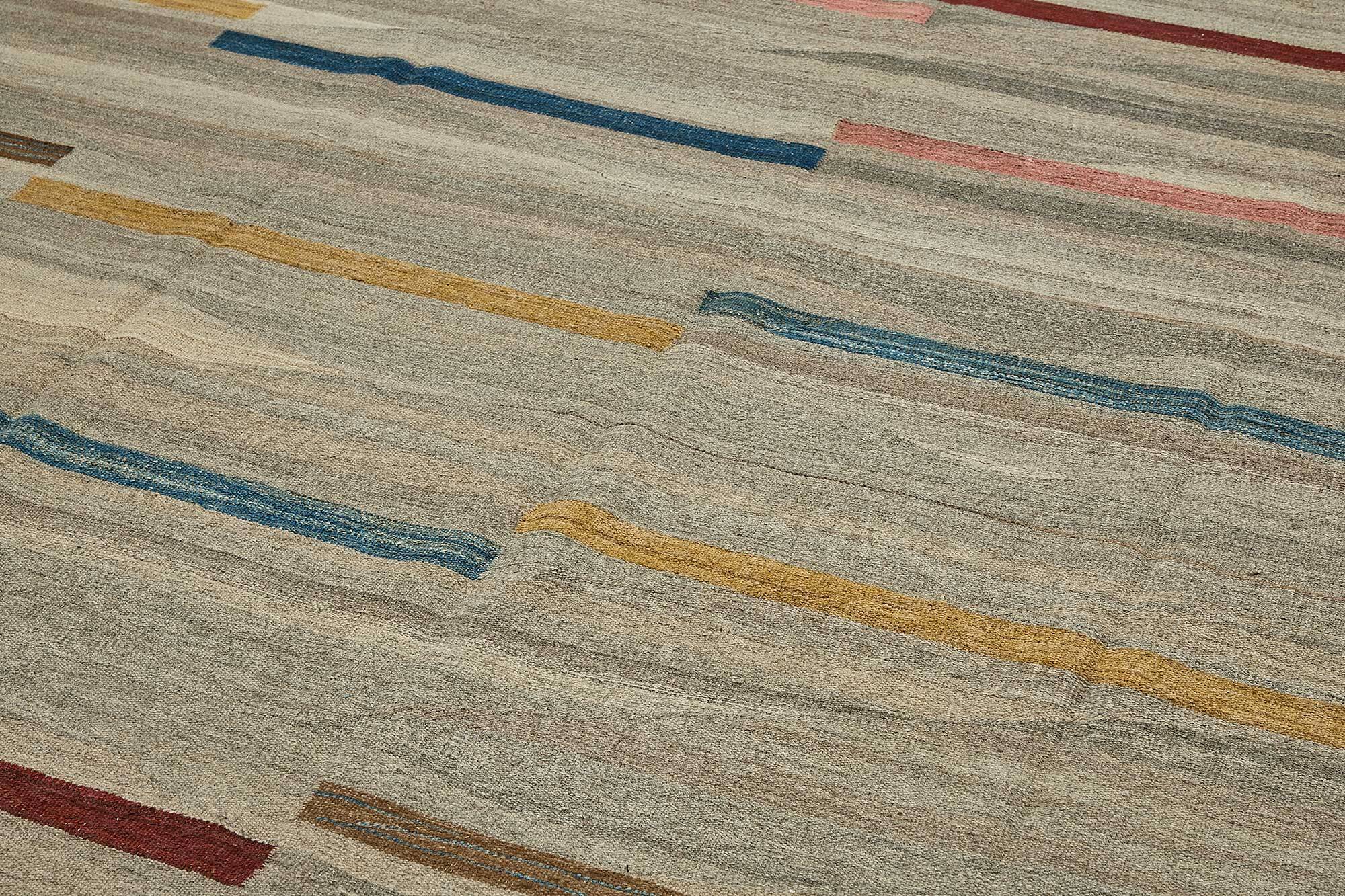 Contemporary Tribal Decorative Kilim 298 cm x 416 cm