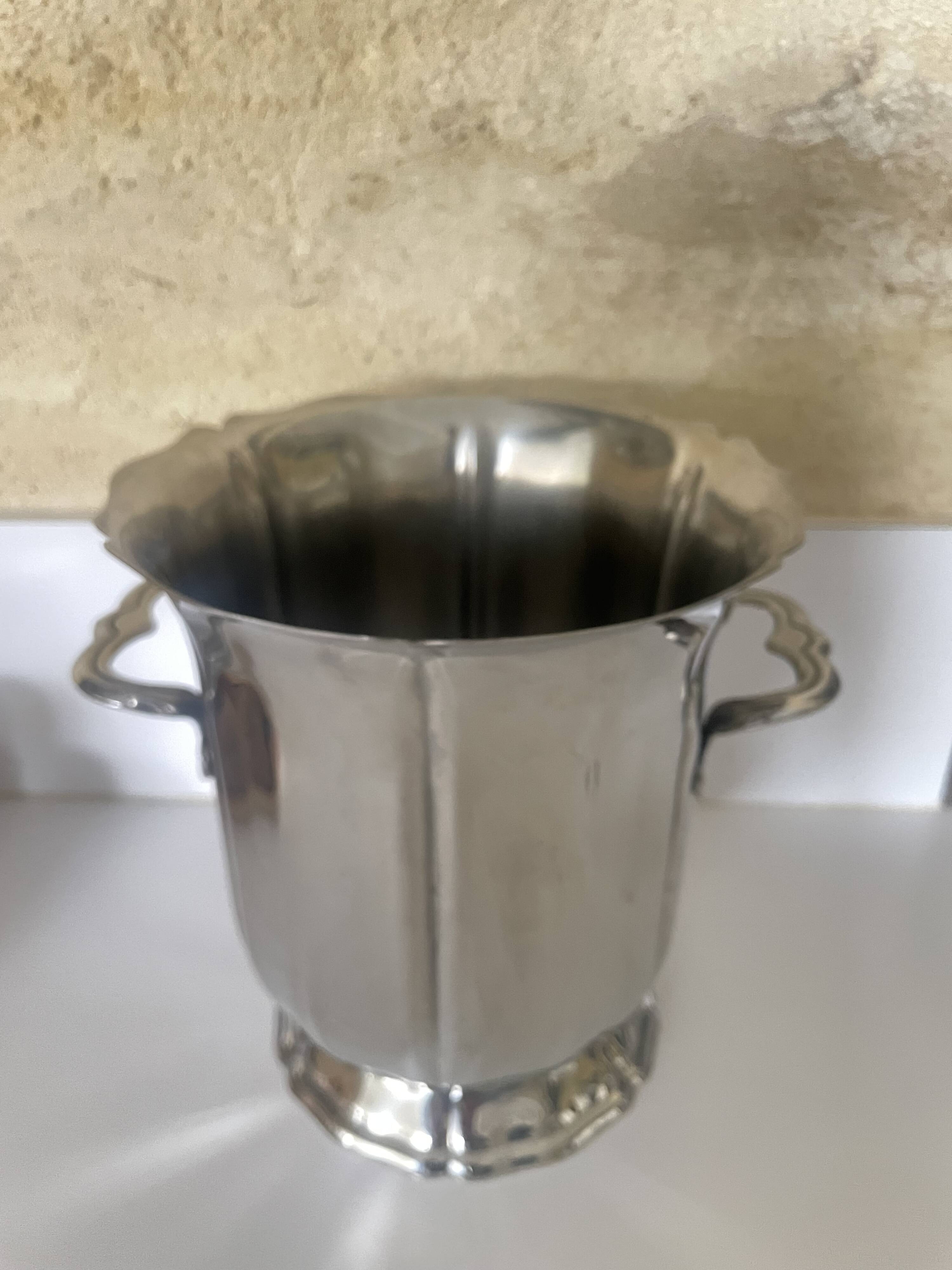 Guy Degrenne Stainless Steel Champagne Bucket