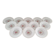 Set of 12 hollow plates K&G Lunéville model Tradition