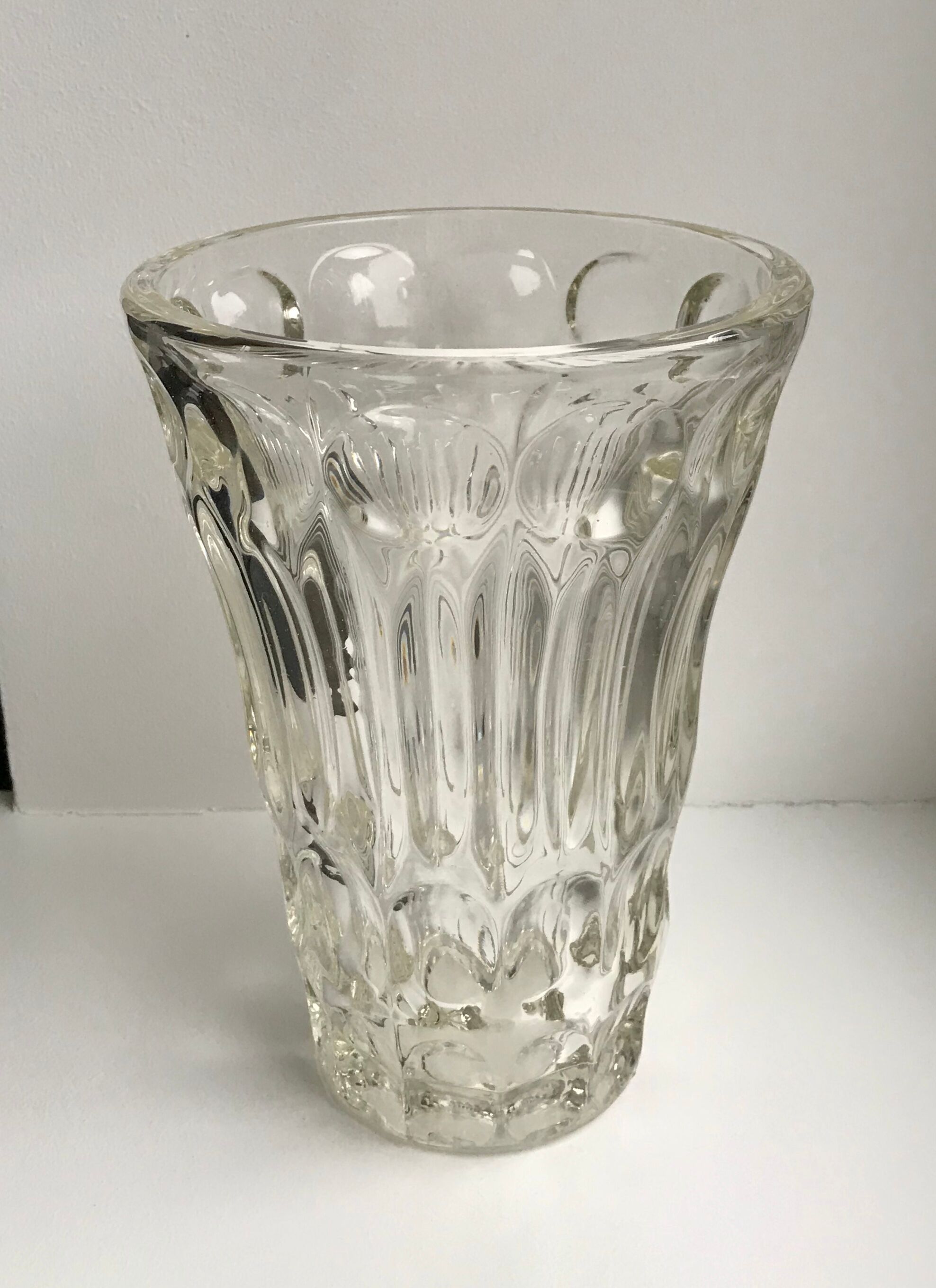 Art deco crystal vase 30s