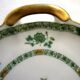 Fine porcelain cake serving 12 plates - 1 dish, signed Th. Haviland Limoges