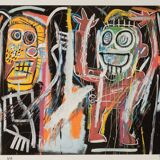 Jean-Michel Basquiat. Numbered colour silkscreen. 1990s.