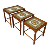 Danish nesting coffee table 1960