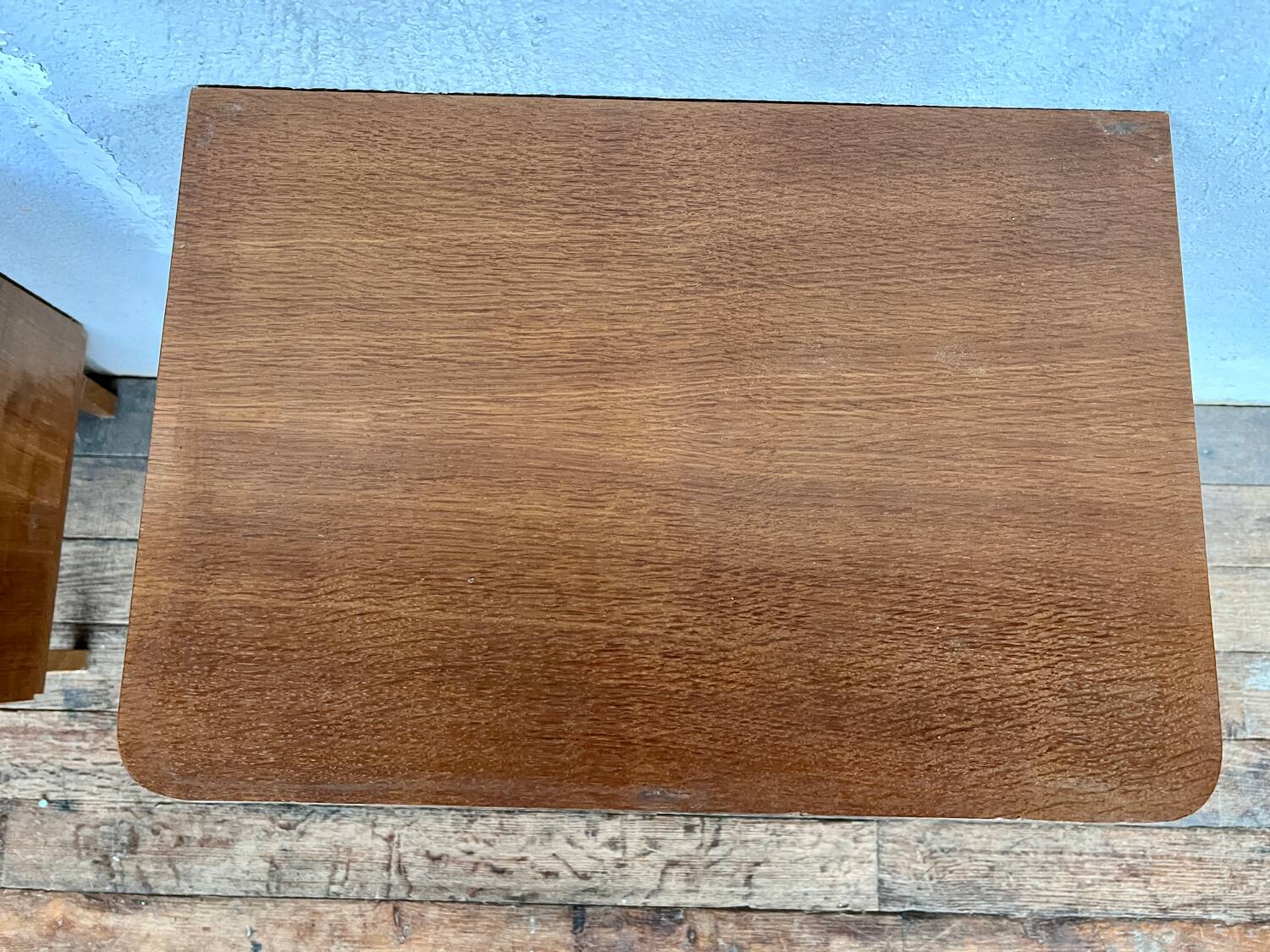 Pair of vintage oak bedside tables, 1960s