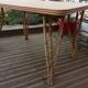 Vintage rattan table