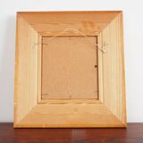 Painting „The Village Chamber”, Scandinavian design, 1970s