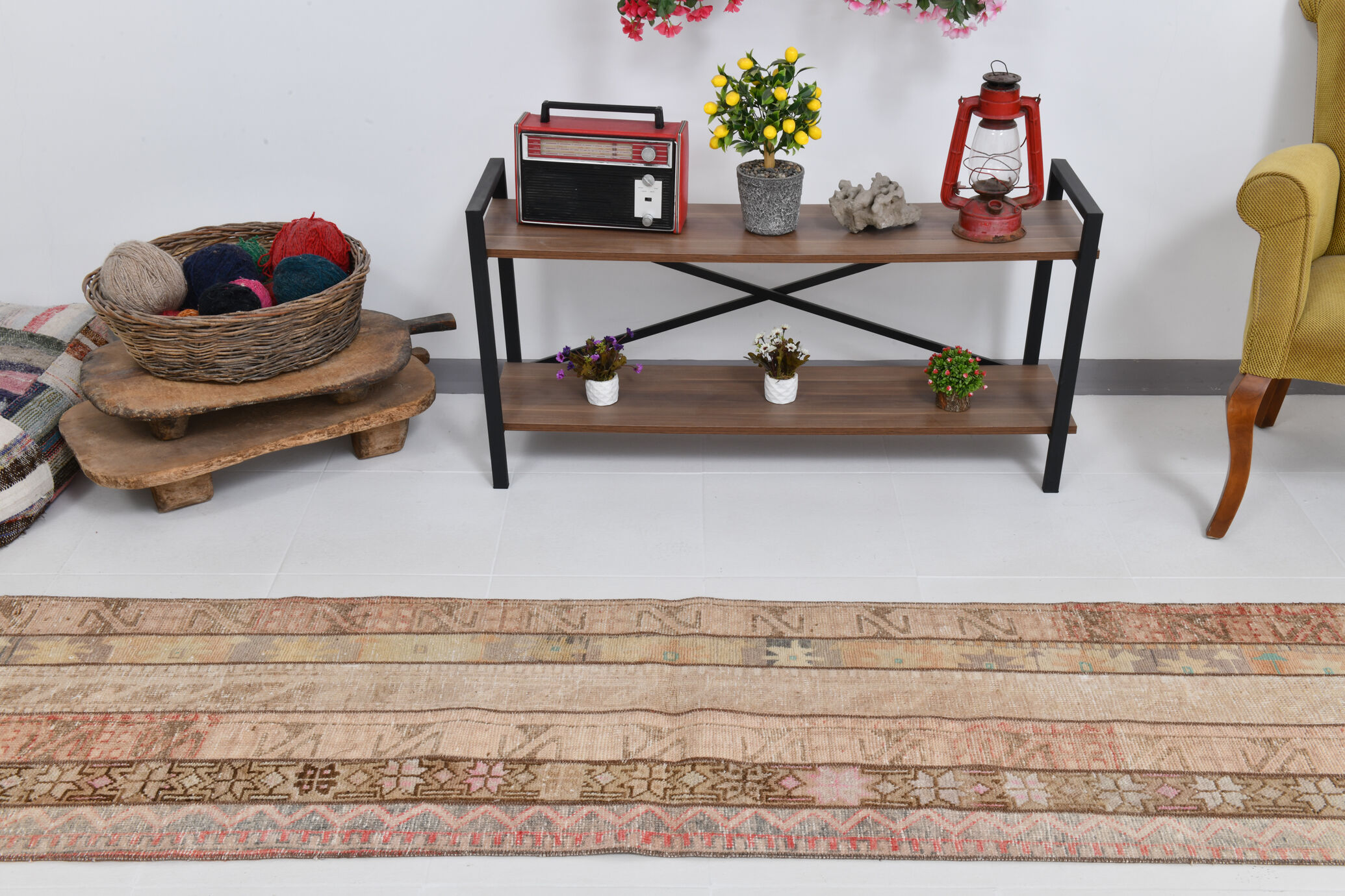 2x10 classic vintage runner rug 67x300cm