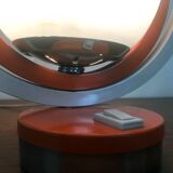 Pair of Vintage Table Lamps • Saturn • Steel and Glass • Space Age • 1960