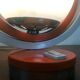 Pair of Vintage Table Lamps • Saturn • Steel and Glass • Space Age • 1960