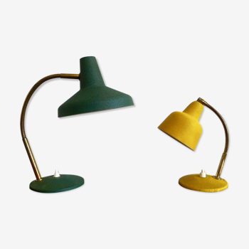 Duo de lampes vintage