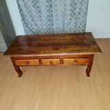 Antique solid wood coffee table