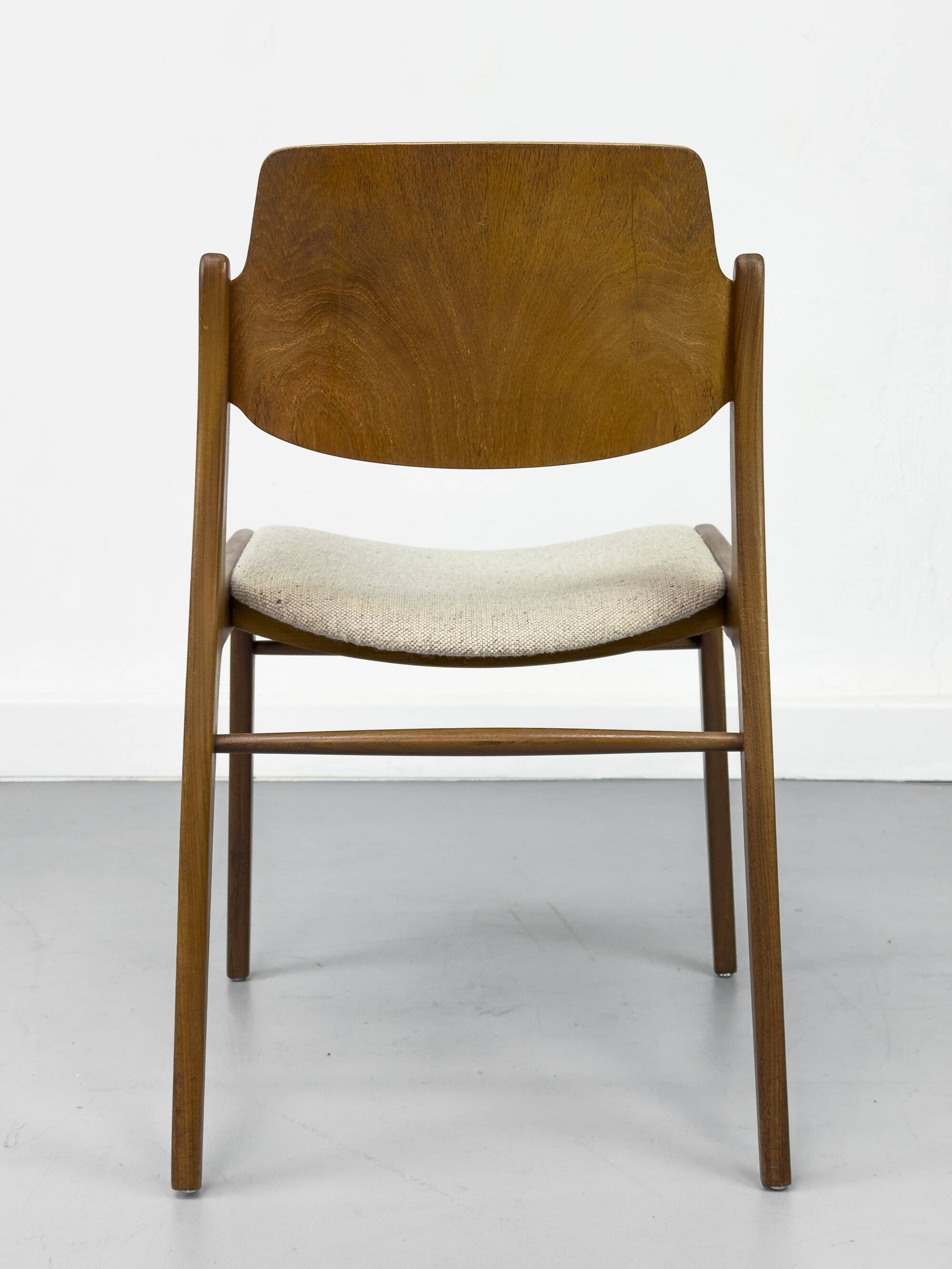 Teak Dining Chairs by Hartmut Lohmeyer for Wilkhahn, 1960s, Set of 6